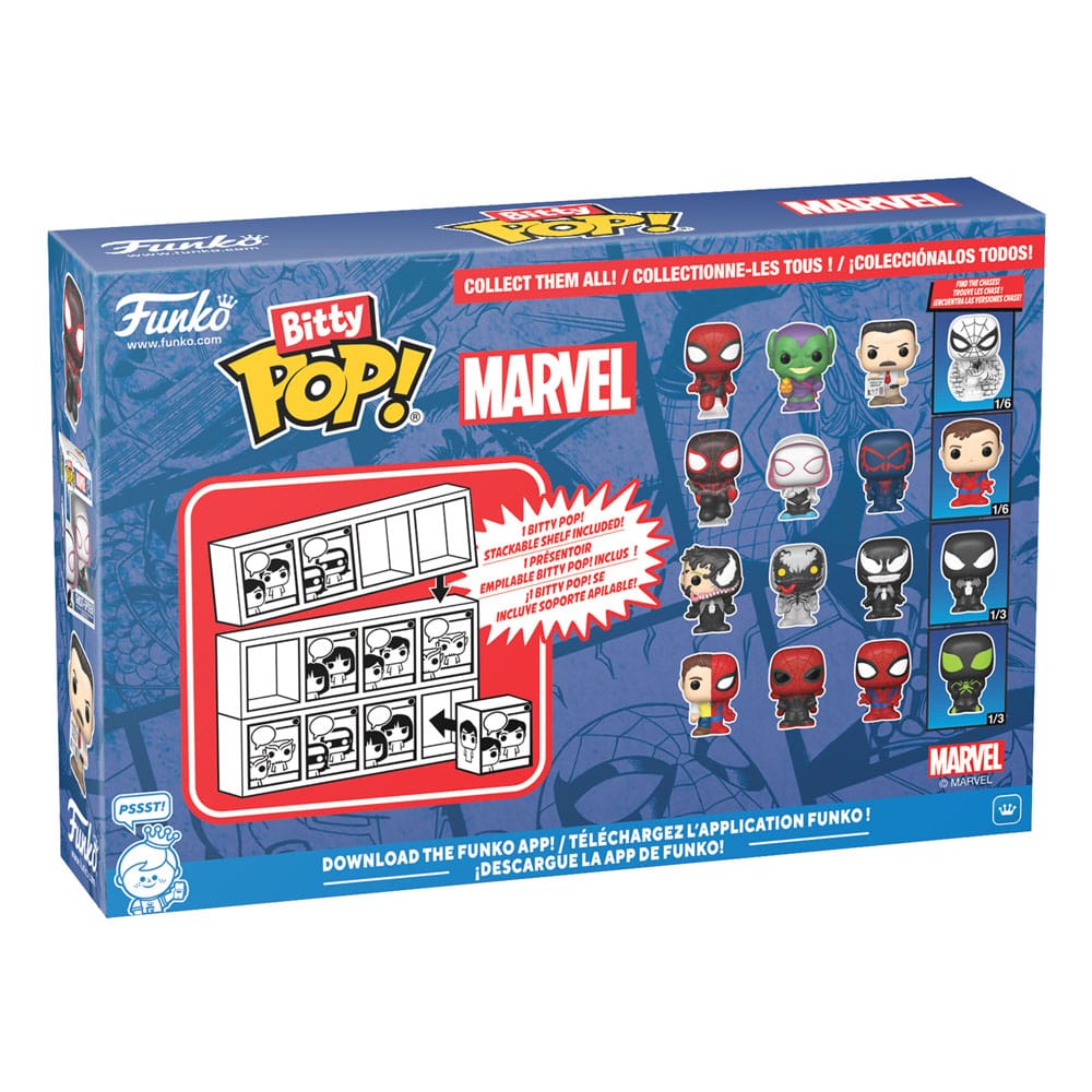 Funko Spider-Man 4er-Pack Series 2 Bitty POP! Vinyl Figuren