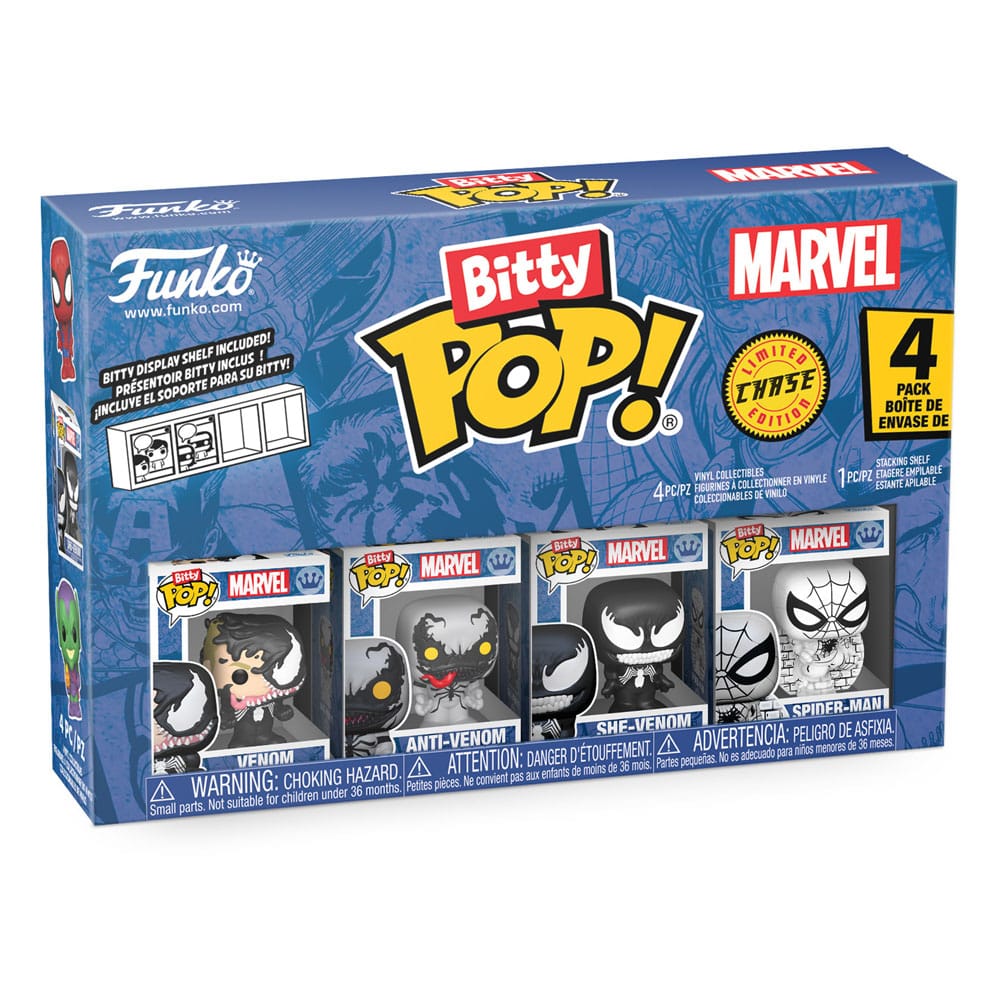 Funko Spider-Man 4er-Pack Series 3 Bitty POP! Vinyl Figuren