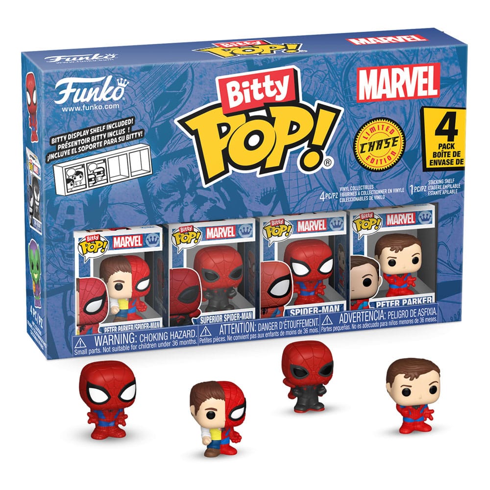 Funko Spider-Man 4er-Pack Series 4 Bitty POP! Vinyl Figuren