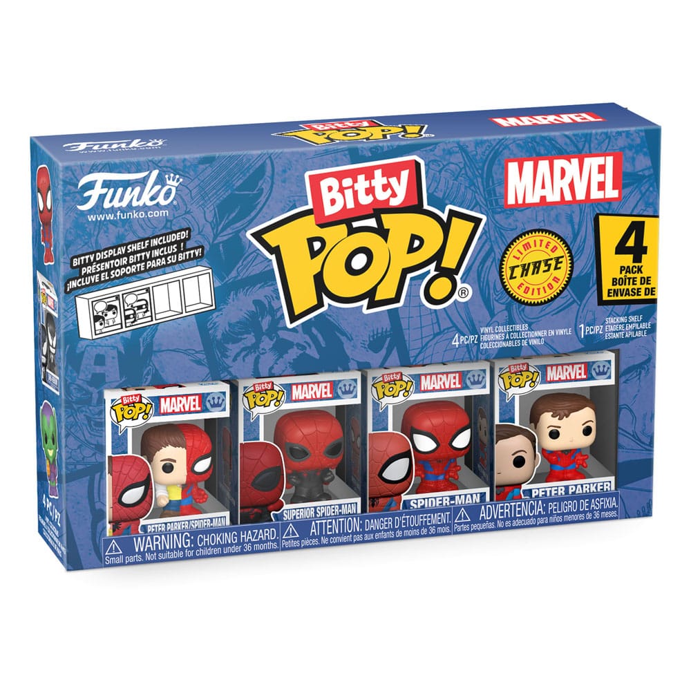 Funko Spider-Man 4er-Pack Series 4 Bitty POP! Vinyl Figuren