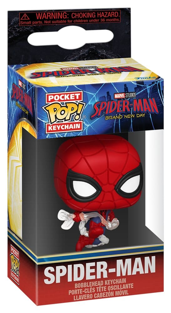Funko Spider-Man Brand New Day Display (12) Pocket POP! Vinyl Schlüsselanhänger
