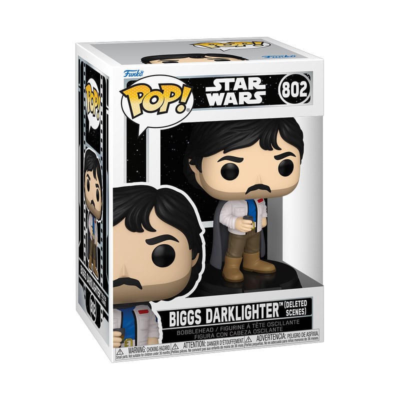 Funko Star Wars Biggs Darklighter (Deleted Scenes) POP! Vinyl Wackelkopf-Figur