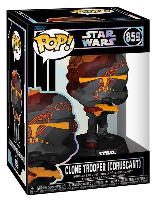 Funko Star Wars Clone Trooper (Coruscant) POP! Vinyl Wackelkopf-Figur