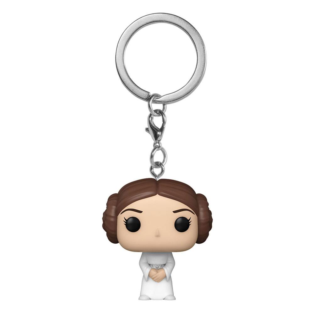 Funko Star Wars Leia Display (12) Pocket POP! Vinyl Schlüsselanhänger