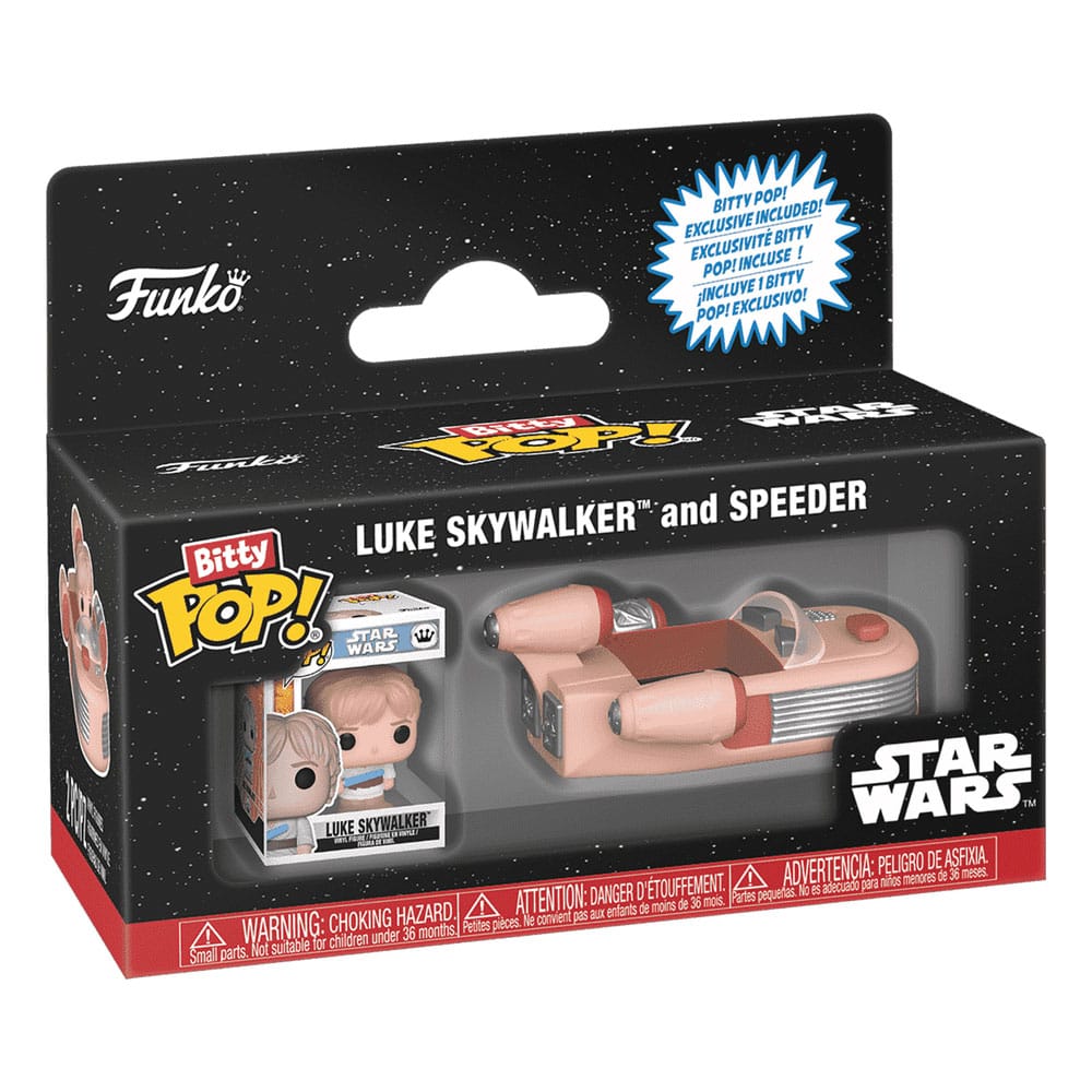 Funko Star Wars Luke Skywalker and Speeder Bitty POP! Rides Vinyl Figur