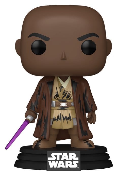 Funko Star Wars Mandalorian & Grogu Mace Windu (Retro) POP! Vinyl Figur