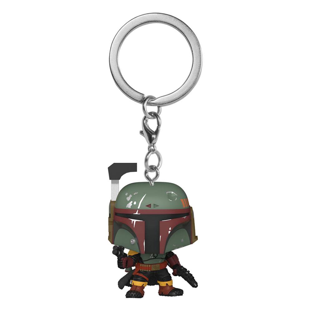Funko Star Wars The Book of Boba Fett Boba Fett Display (12) Pocket POP! Vinyl Schlüsselanhänger
