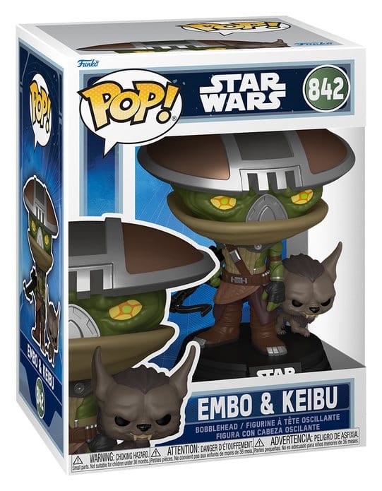 Funko Star Wars The Mandalorian and Grogu Embo & Keibu POP! & Buddy Vinyl Figur