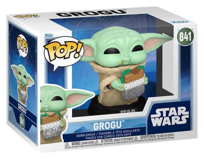 Funko Star Wars The Mandalorian and Grogu Grogu with Sandwich POP! Vinyl Figur