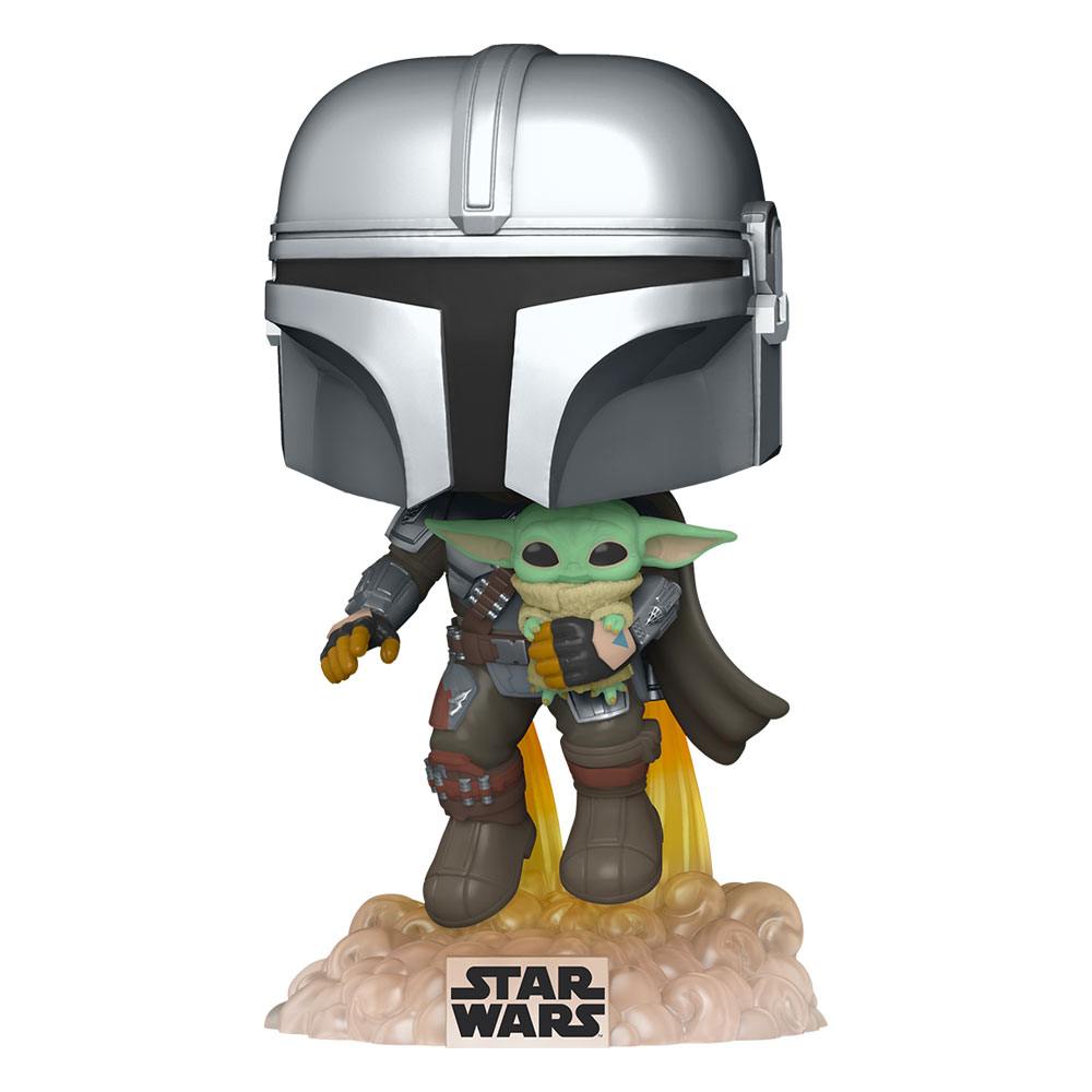 Funko Star Wars The Mandalorian Mando Flying w/ Jet Pack POP! TV Vinyl Figur