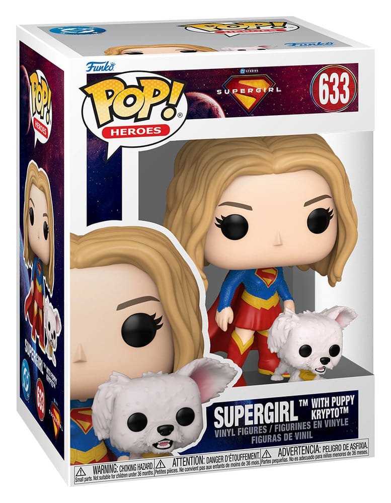 Funko Supergirl (2026) Supergirl with Puppy Krypto POP! Heroes Vinyl Figur