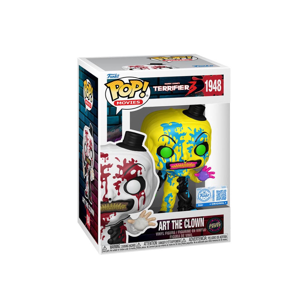 Funko Terrifier Art the Clown (BD) w/CH heo exclusive Sortiment (6) POP! Movies Vinyl Figur