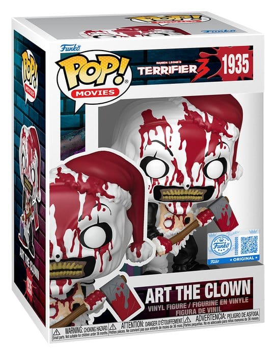 Funko Terrifier Art The Clown Exclusive Edition POP Vinyl Figur