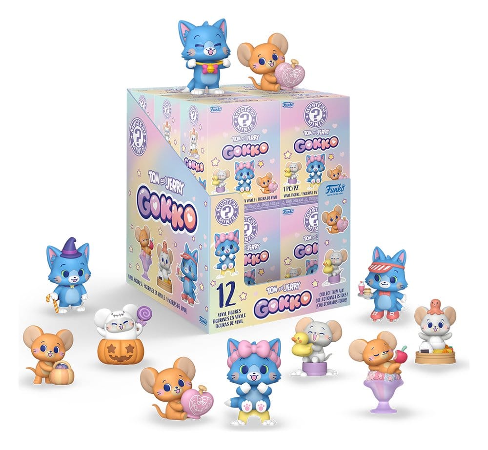 Funko Tom & Jerry Gokko Mystery Minis Minifiguren Display (12)