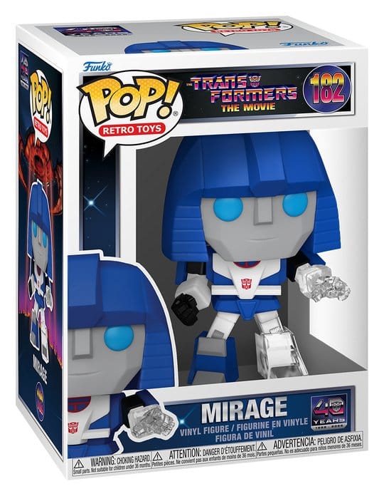 Funko Transformers Mirage POP! Retro Toys Vinyl Figur
