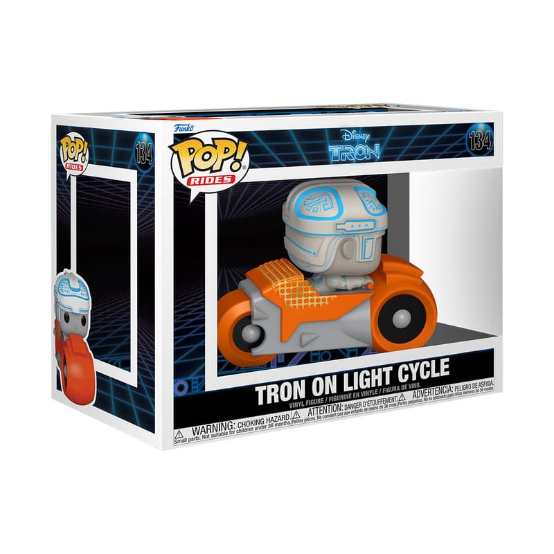 Funko Tron(1982) Tron w/Cycle POP! Rides Deluxe Vinyl Figur