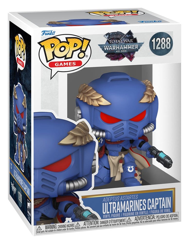 Funko Warhammer 40,000 Ultramarines Captain POP! Games Vinyl Figur