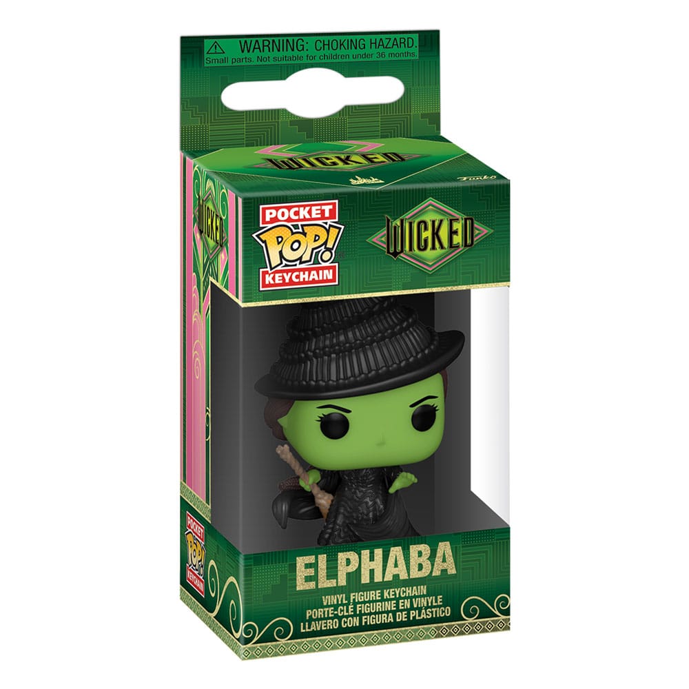 Funko Wicked Elphaba Display (12) POP! Vinyl Schlüsselanhänger