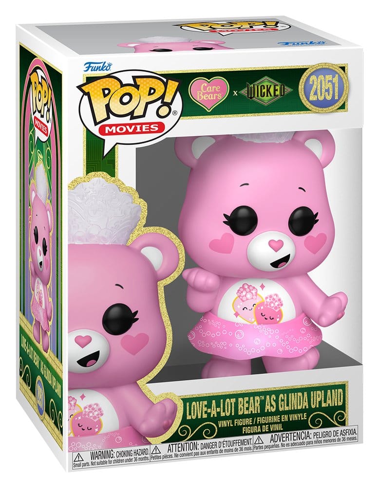 Funko Wicked x Die Glücksbärchis Love-A-Lot Bear as Glinda Upland POP! Vinyl Figur
