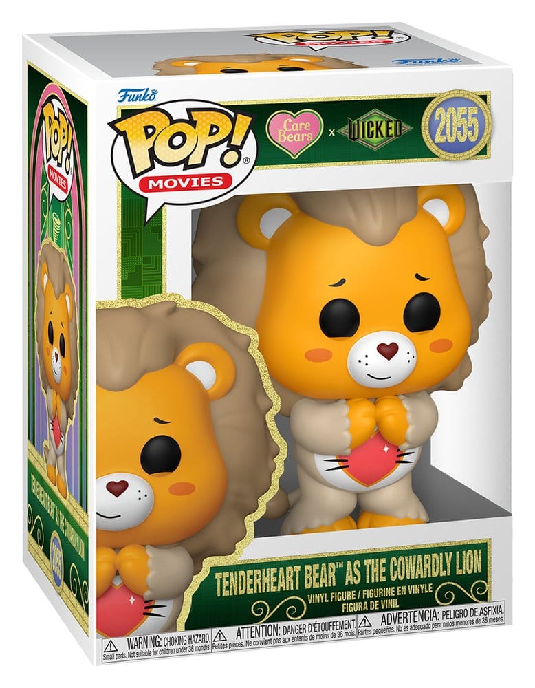 Funko Wicked x Die Glücksbärchis Tenderheart Bear as the Cowardly Lion POP! Vinyl Figur
