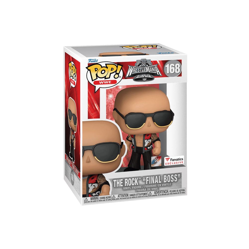 Funko WWE The Rock- Final Boss (WrestleMania 40) POP! Vinyl Figur