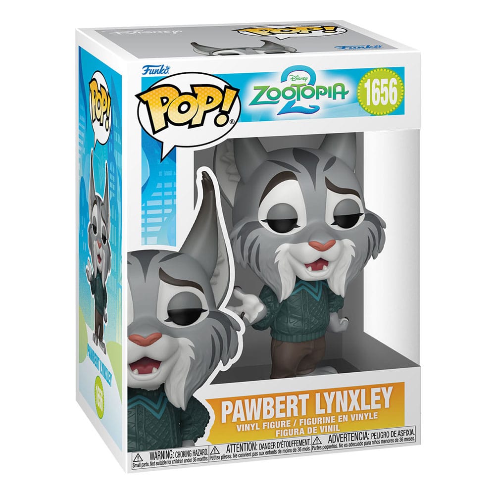 Funko Zoomania 2 Pawbert Lynxley POP! Movies Vinyl Figur