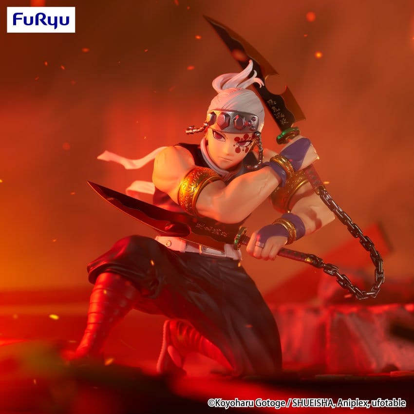 Furyu Demon Slayer Kimetsu no Yaiba Uzui Tengen Noodle Stopper Figur