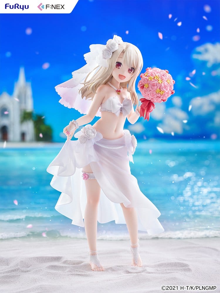 Furyu Fate Kaleid Liner Prisma Illya Licht The Nameless Girl Illyasviel Von Einzbern Wedding Swimsuit Ver. F NEX 1/7