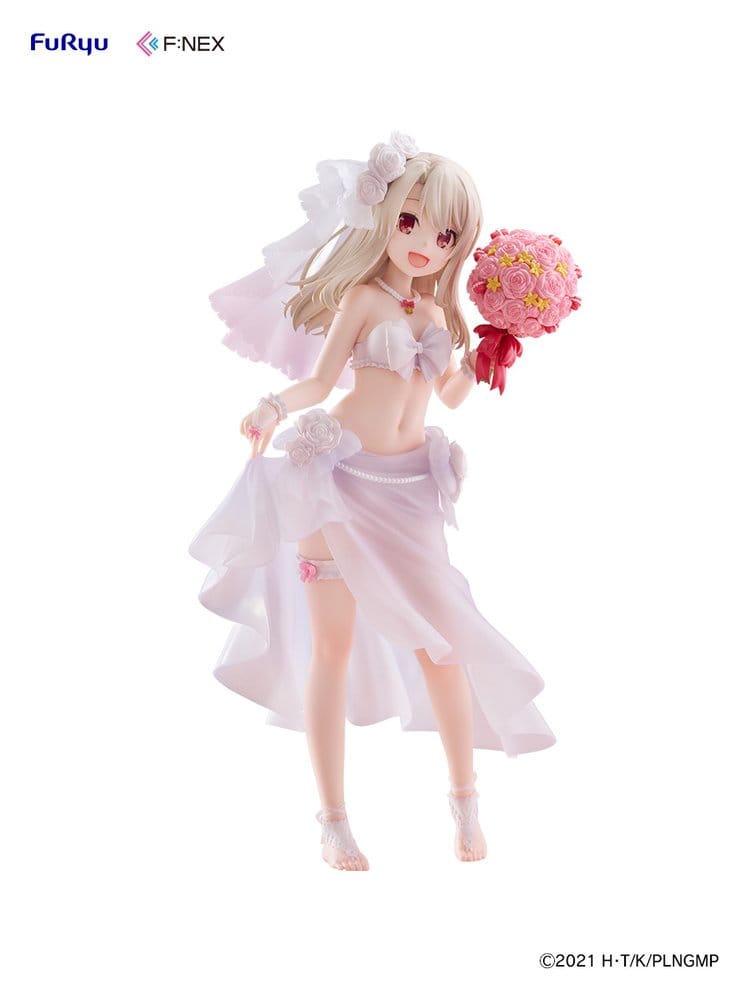 Furyu Fate Kaleid Liner Prisma Illya Licht The Nameless Girl Illyasviel Von Einzbern Wedding Swimsuit Ver. F NEX 1/7