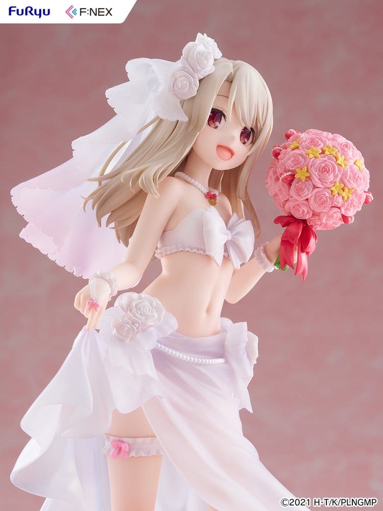 Furyu Fate Kaleid Liner Prisma Illya Licht The Nameless Girl Illyasviel Von Einzbern Wedding Swimsuit Ver. F NEX 1/7