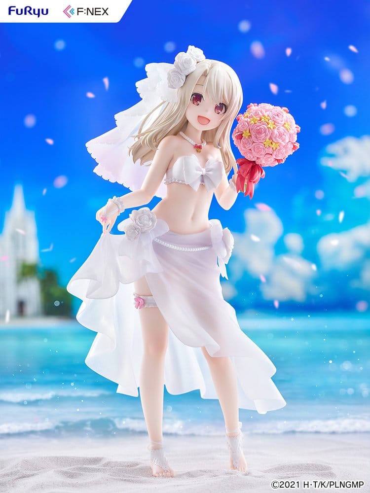 Furyu Fate Kaleid Liner Prisma Illya Licht The Nameless Girl Illyasviel Von Einzbern Wedding Swimsuit Ver. F NEX 1/7