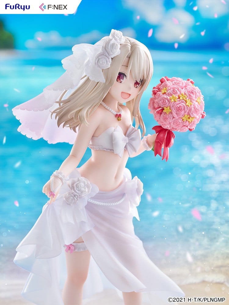 Furyu Fate Kaleid Liner Prisma Illya Licht The Nameless Girl Illyasviel Von Einzbern Wedding Swimsuit Ver. F NEX 1/7