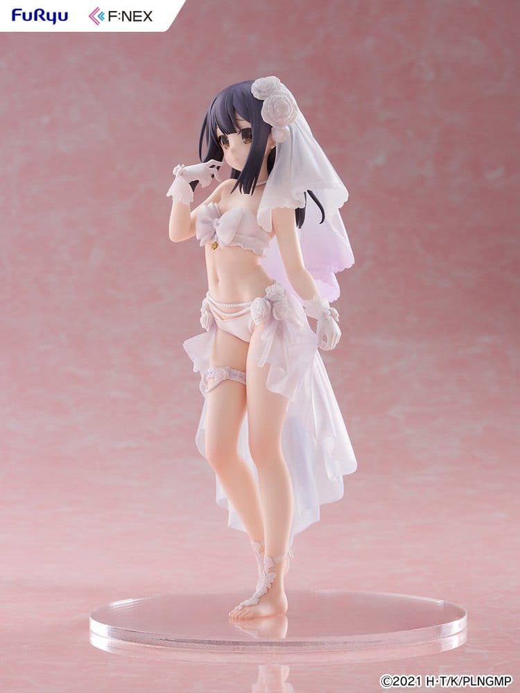 Furyu Fate Kaleid Liner Prisma Illya Licht The Nameless Girl Fanex Miyu Edelfelt Wedding Swimsuit Ver. 1/7 Figur