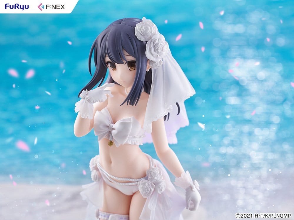 Furyu Fate Kaleid Liner Prisma Illya Licht The Nameless Girl Fanex Miyu Edelfelt Wedding Swimsuit Ver. 1/7 Figur