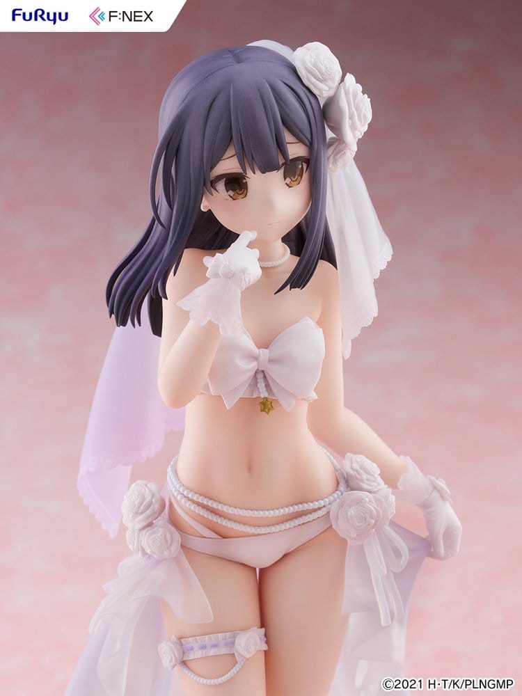 Furyu Fate Kaleid Liner Prisma Illya Licht The Nameless Girl Fanex Miyu Edelfelt Wedding Swimsuit Ver. 1/7 Figur