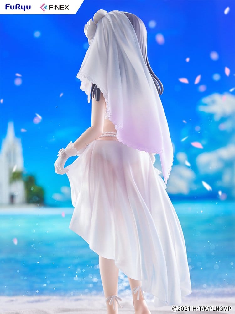 Furyu Fate Kaleid Liner Prisma Illya Licht The Nameless Girl Fanex Miyu Edelfelt Wedding Swimsuit Ver. 1/7 Figur