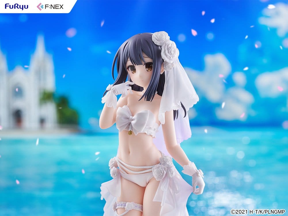 Furyu Fate Kaleid Liner Prisma Illya Licht The Nameless Girl Fanex Miyu Edelfelt Wedding Swimsuit Ver. 1/7 Figur