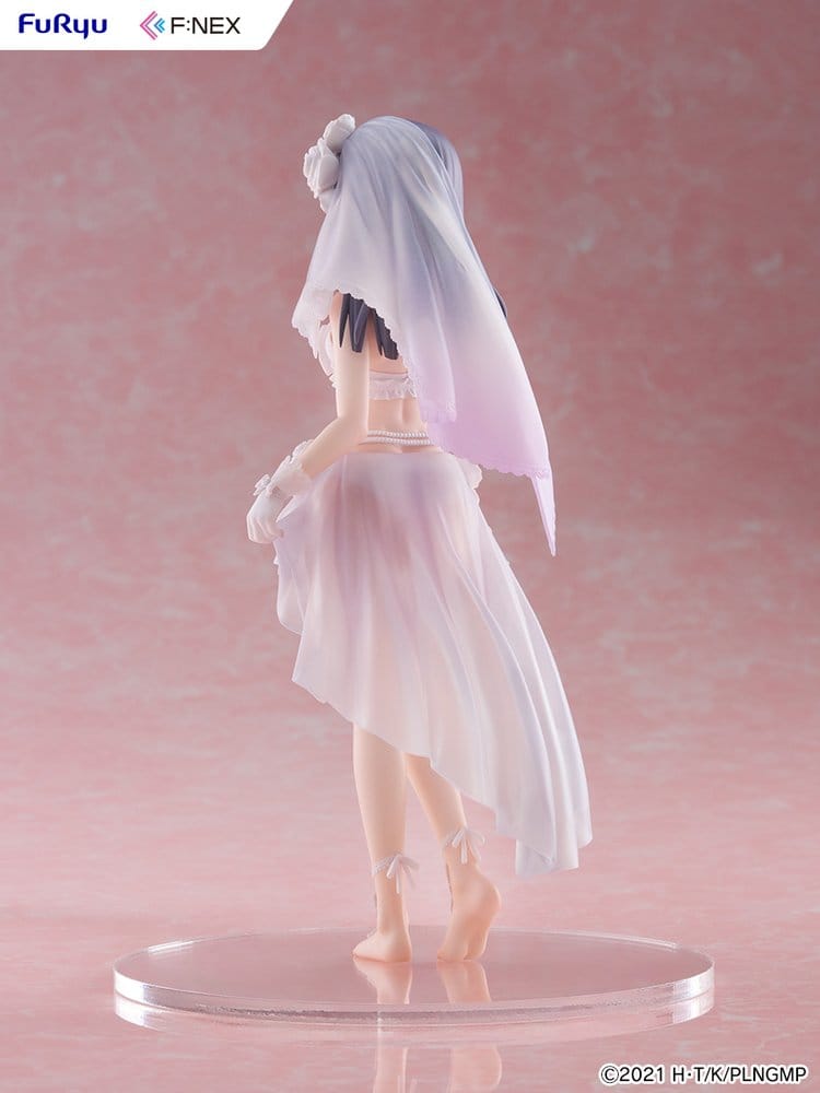 Furyu Fate Kaleid Liner Prisma Illya Licht The Nameless Girl Fanex Miyu Edelfelt Wedding Swimsuit Ver. 1/7 Figur