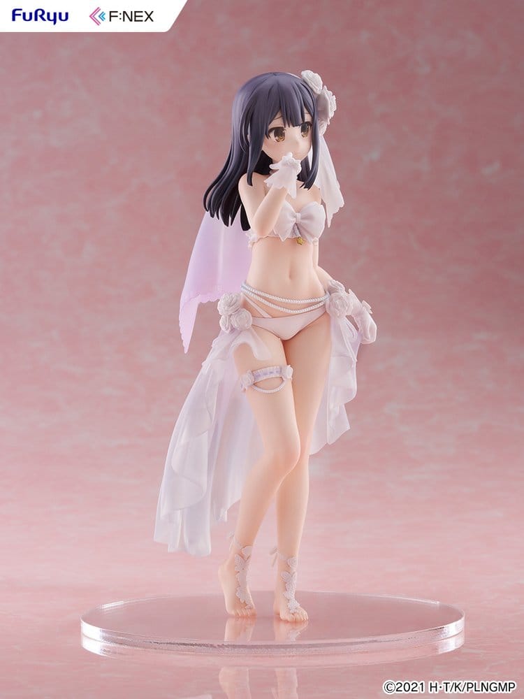 Furyu Fate Kaleid Liner Prisma Illya Licht The Nameless Girl Fanex Miyu Edelfelt Wedding Swimsuit Ver. 1/7 Figur