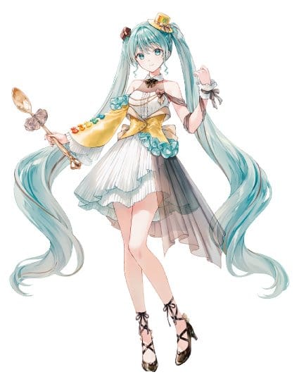 Furyu Hatsune Miku Coffee Nougat Another Color Ver. x Tirol Choco Collaboration Figur