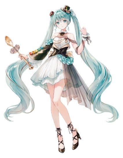 Furyu Hatsune Miku Coffee Nougat Ver. x Tirol Choco Collaboration Figur