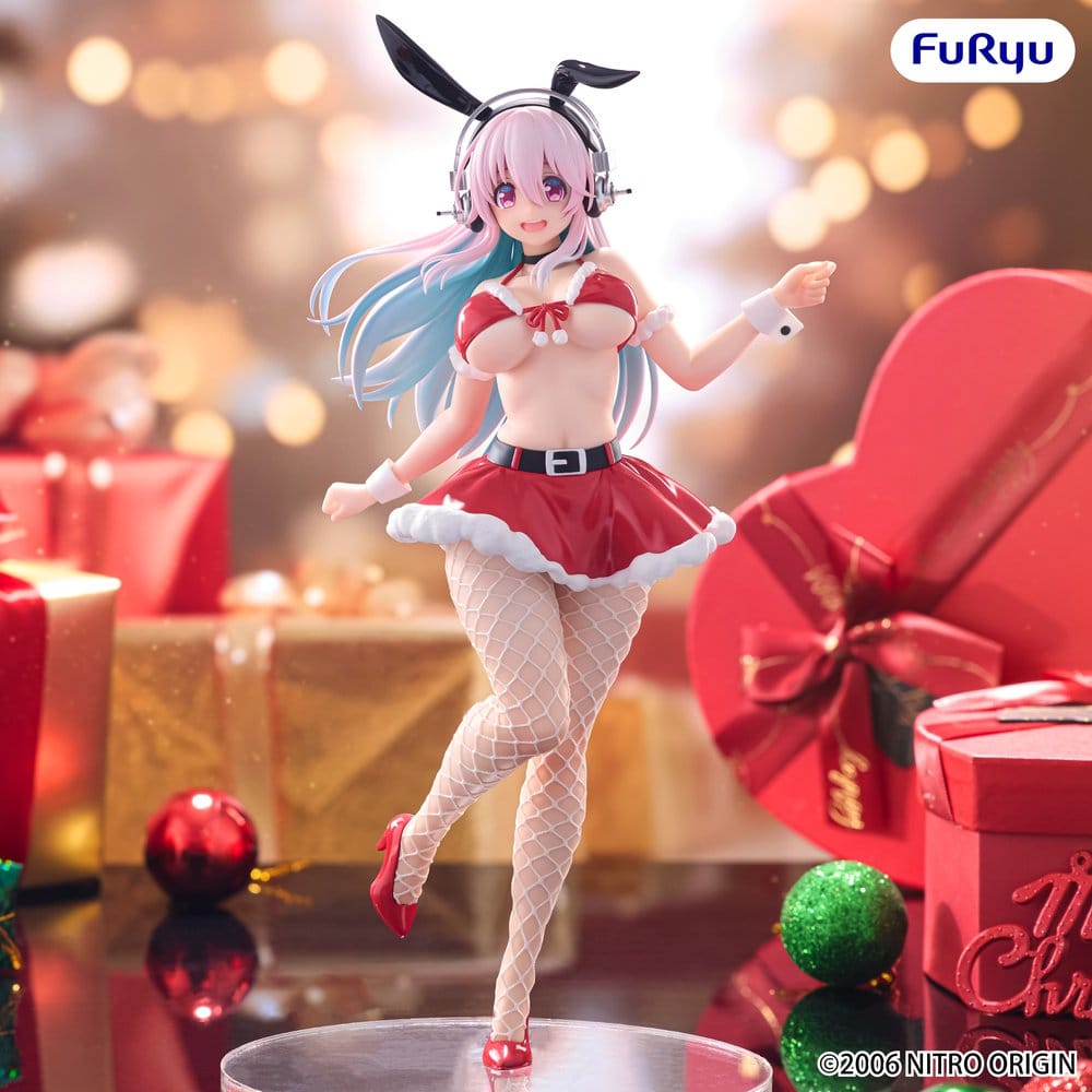 Furyu Super Sonico BiCute Bunnies Santa Ver. Figur