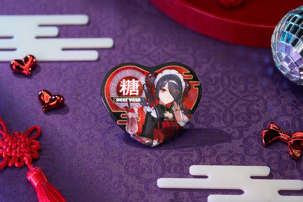 Good Smile Company Needy Streamer Overload Needy Streamer Chinese Restaurant Series Heart-Shaped Ansteckbutton Ame
