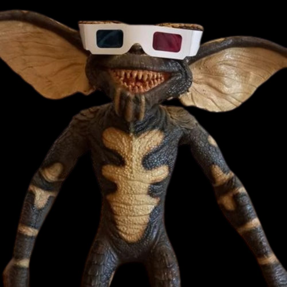 GooeyGhouls Gremlins Film Accessoire 3D Brille Rot und Blau