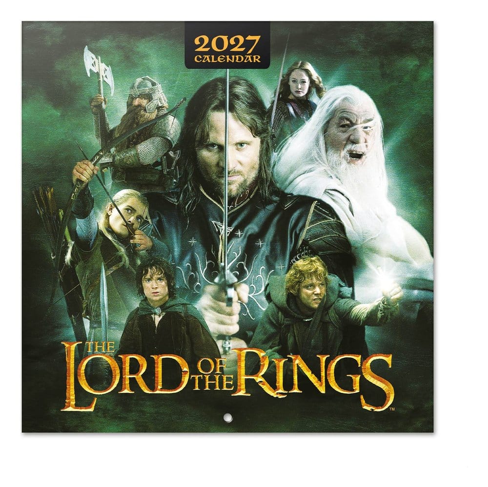 Grupo Erik Der Herr Der Ringe Wandkalender 2027