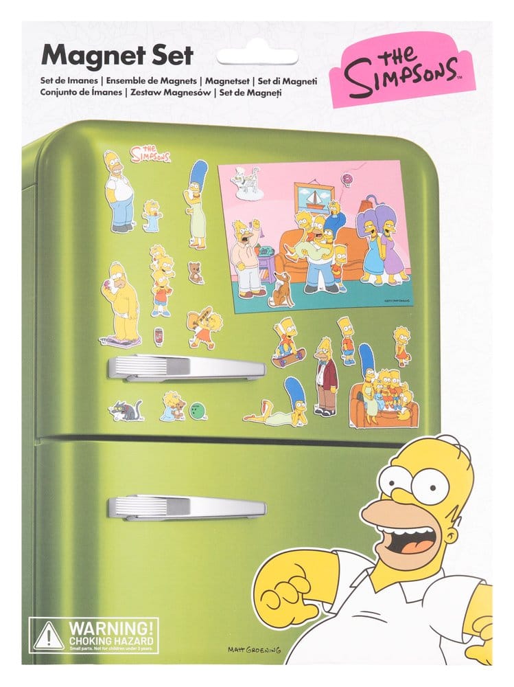 Grupo Erik Die Simpsons Familie Figuren Magnet Set