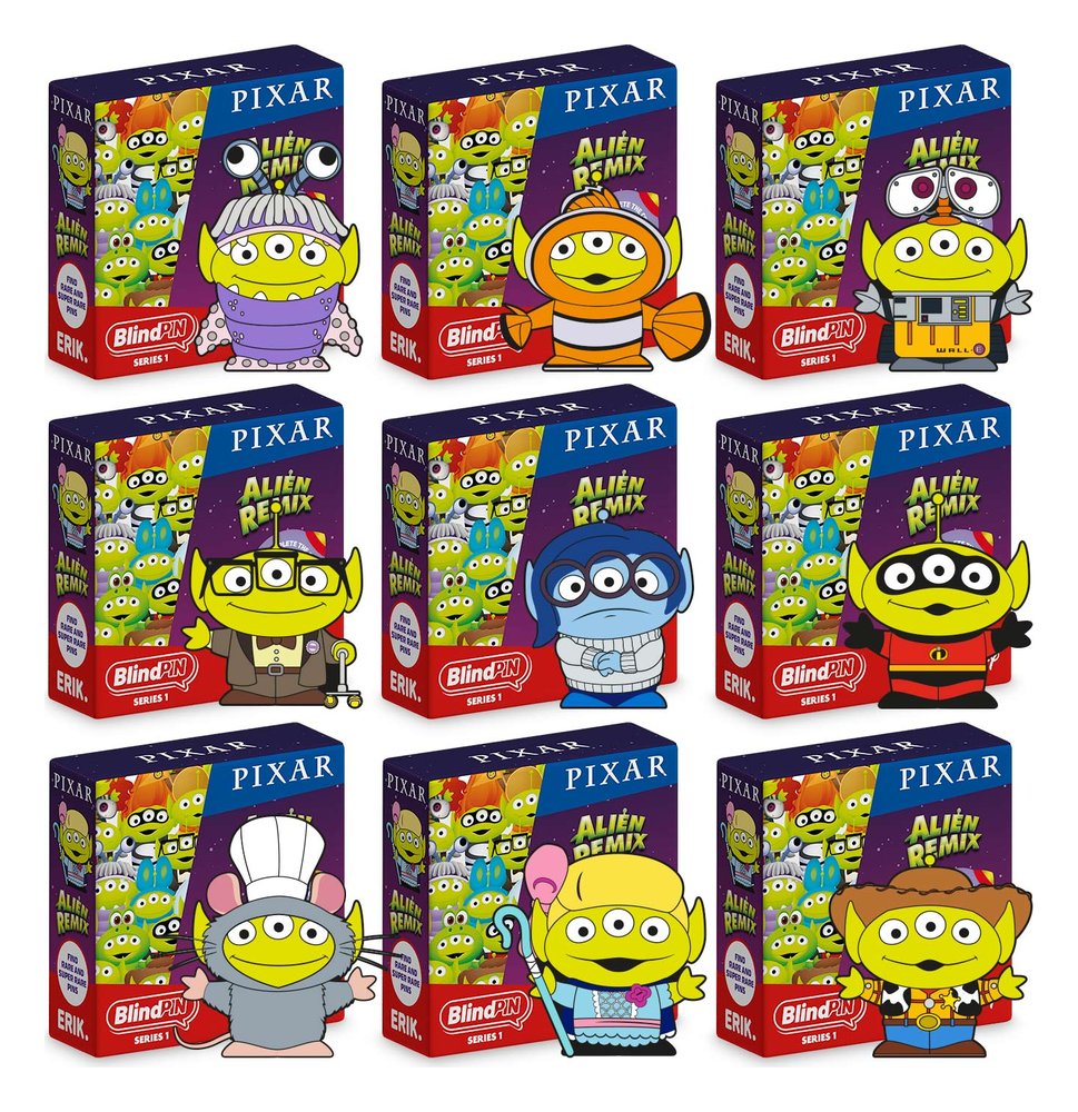 Grupo Erik Disney Pixar Toy Story Alien Remix Serie 1 Ansteck-Pins Display (24)