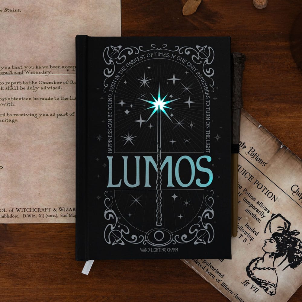 Grupo Erik Harry Potter Premium Notizbuch mit Licht A5 Lumos Maxima