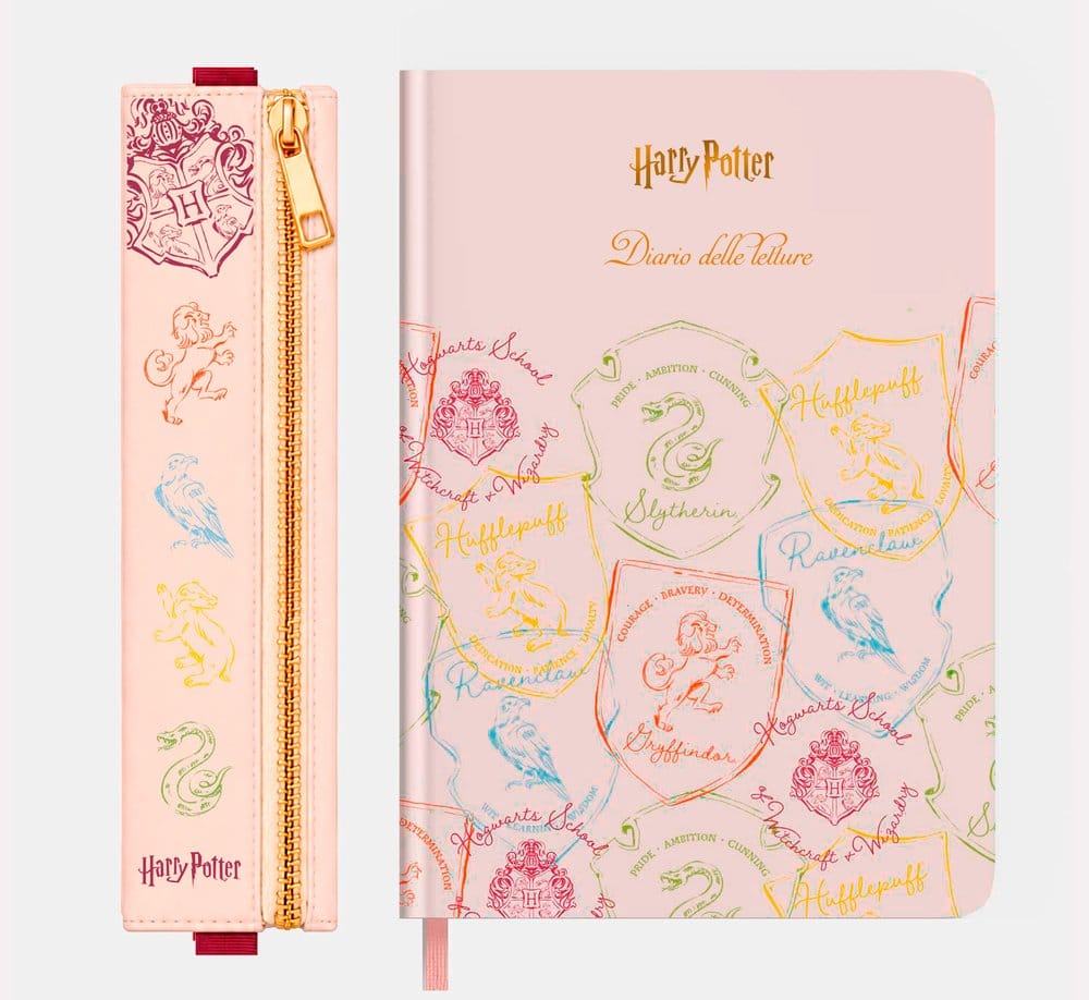 Grupo Erik Harry Potter The Readers Club mit integrierter Tasche Italienisch *Italienische Version* Lesejournal