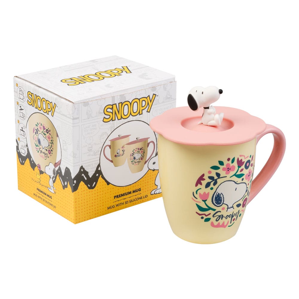 Grupo Erik Peanuts Tasse mit Deckel Premium Ver.